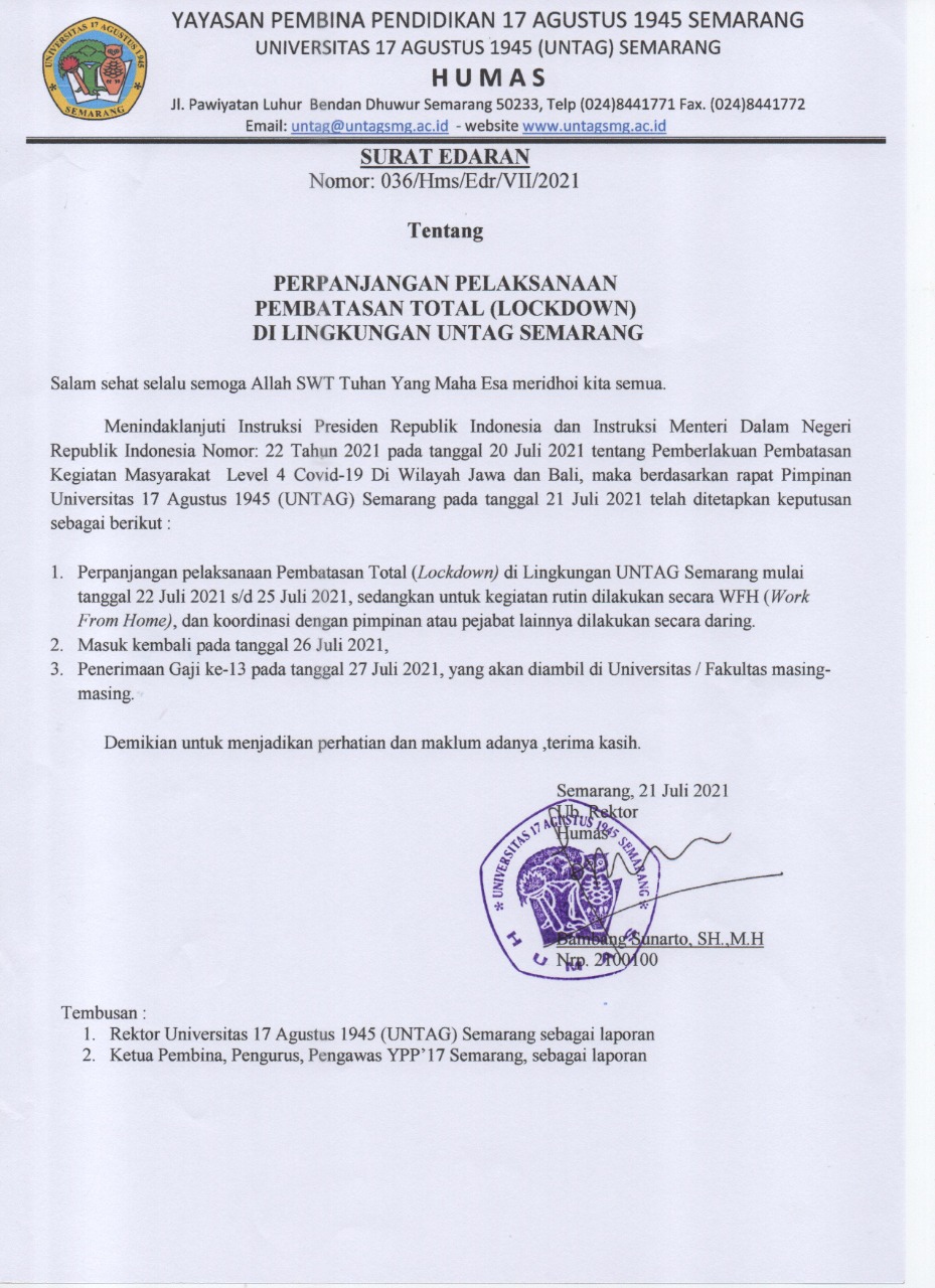 Perpanjangan masa WFH selama PPKM