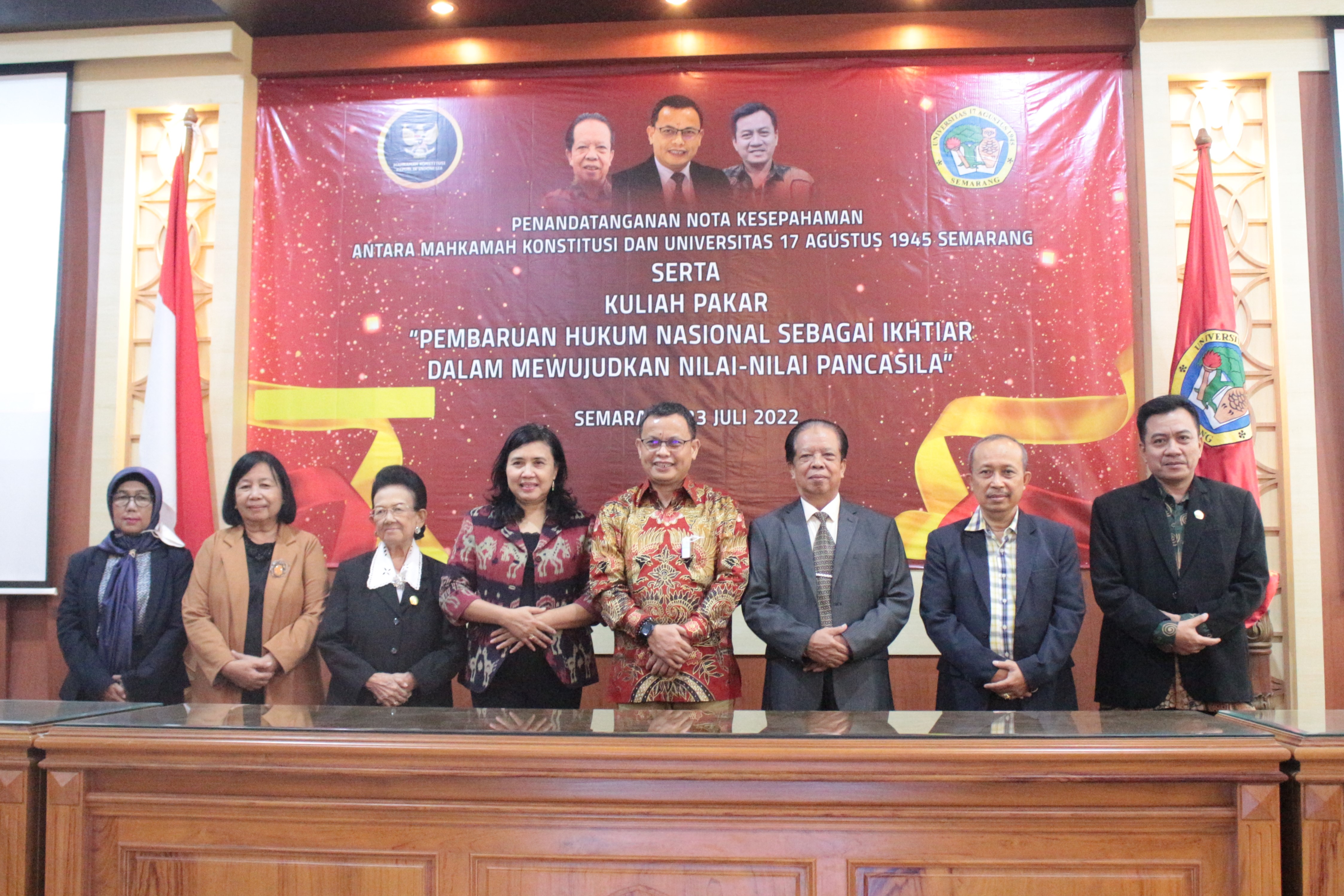 Sekjen Mahkamah Konstitusi Beri Kuliah Pakar di Untag