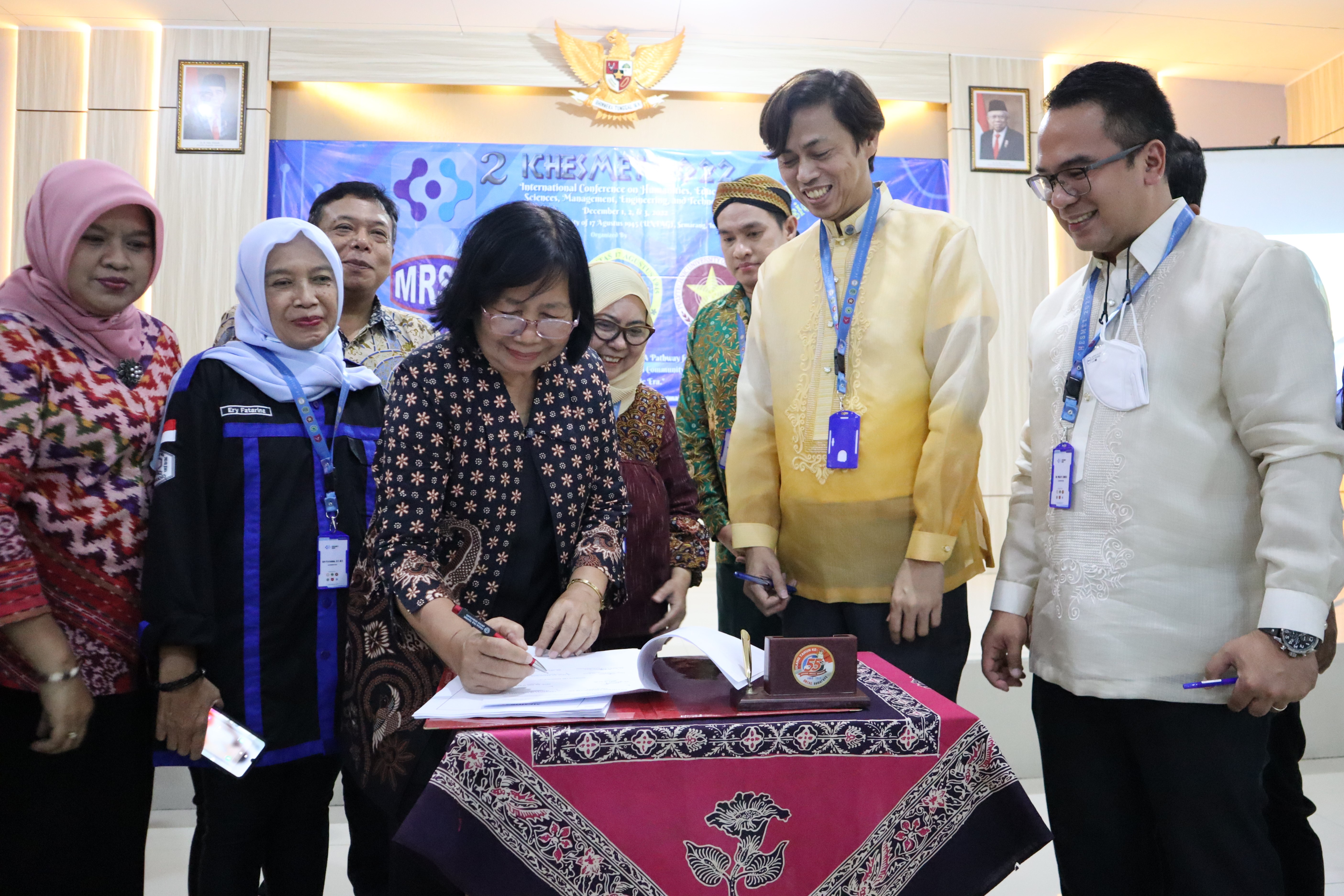 Fakultas Teknik Untag Jalin Kerjasama dengan Polytechnic University Philiphina