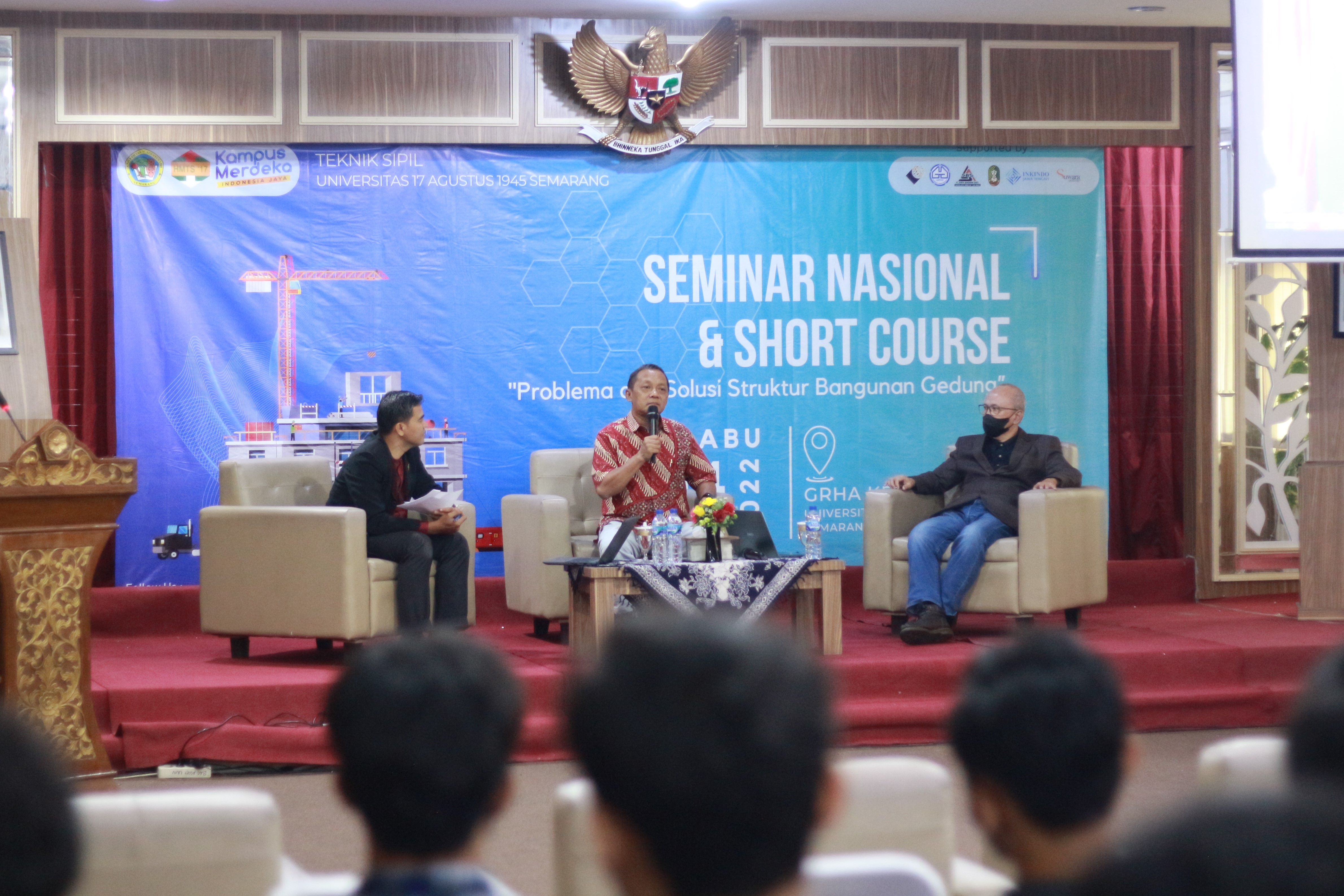 Teknik Sipil Untag Upayakan Solusi Problem Struktur Bangunan Gedung