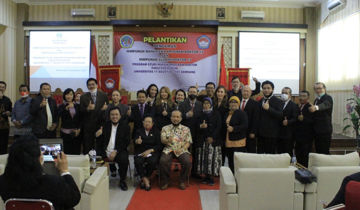 Untag Lantik Tim Akademik Pembimbing Disertasi dan Jurnal Program Doktor Hukum