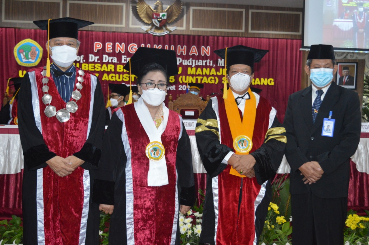Untag Kukuhkan Prof. Emiliana Sebagai Guru Besar.