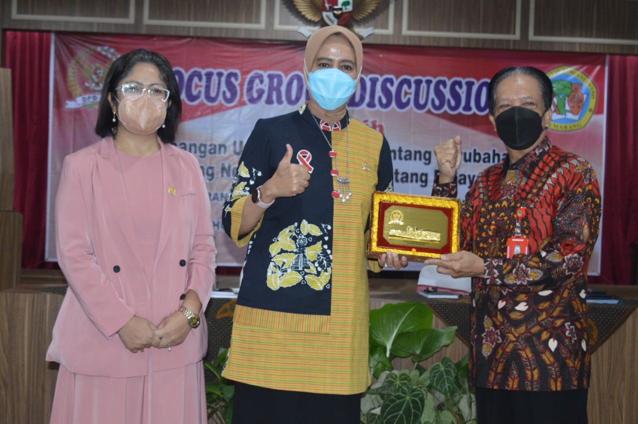 DPD RI Lakukan Uji Sahih di Untag Tentang Pelayanan Publik.