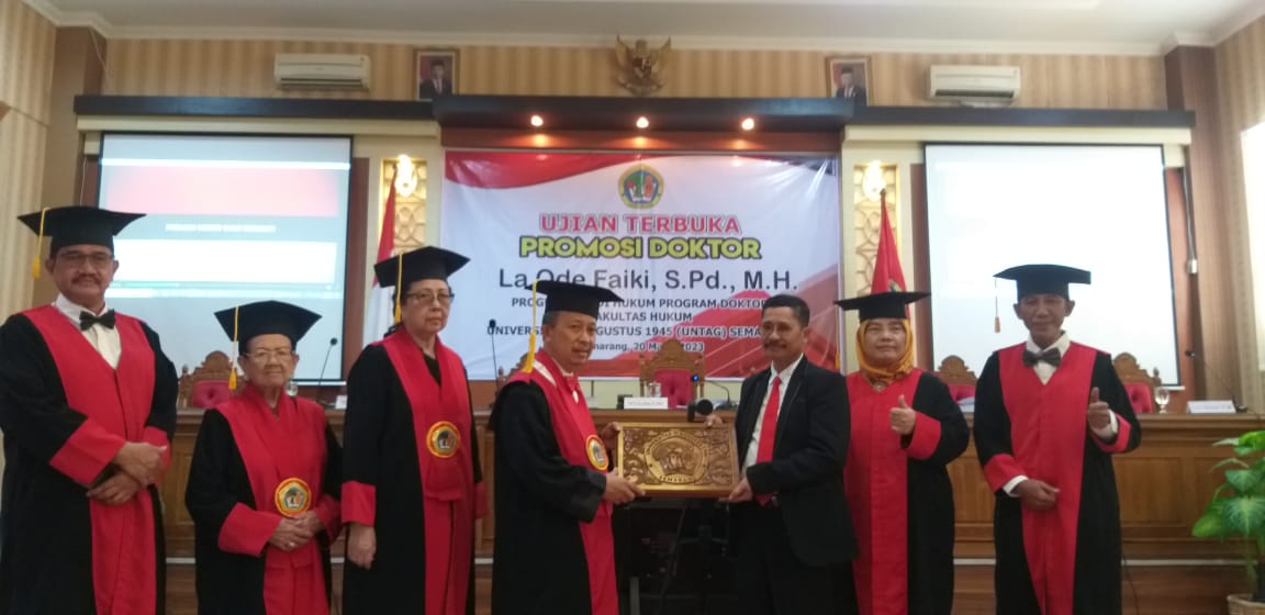 Teliti Disparitas Pemidanaan, Dosen UIS Batam Raih Doktor Di Untag Semarang