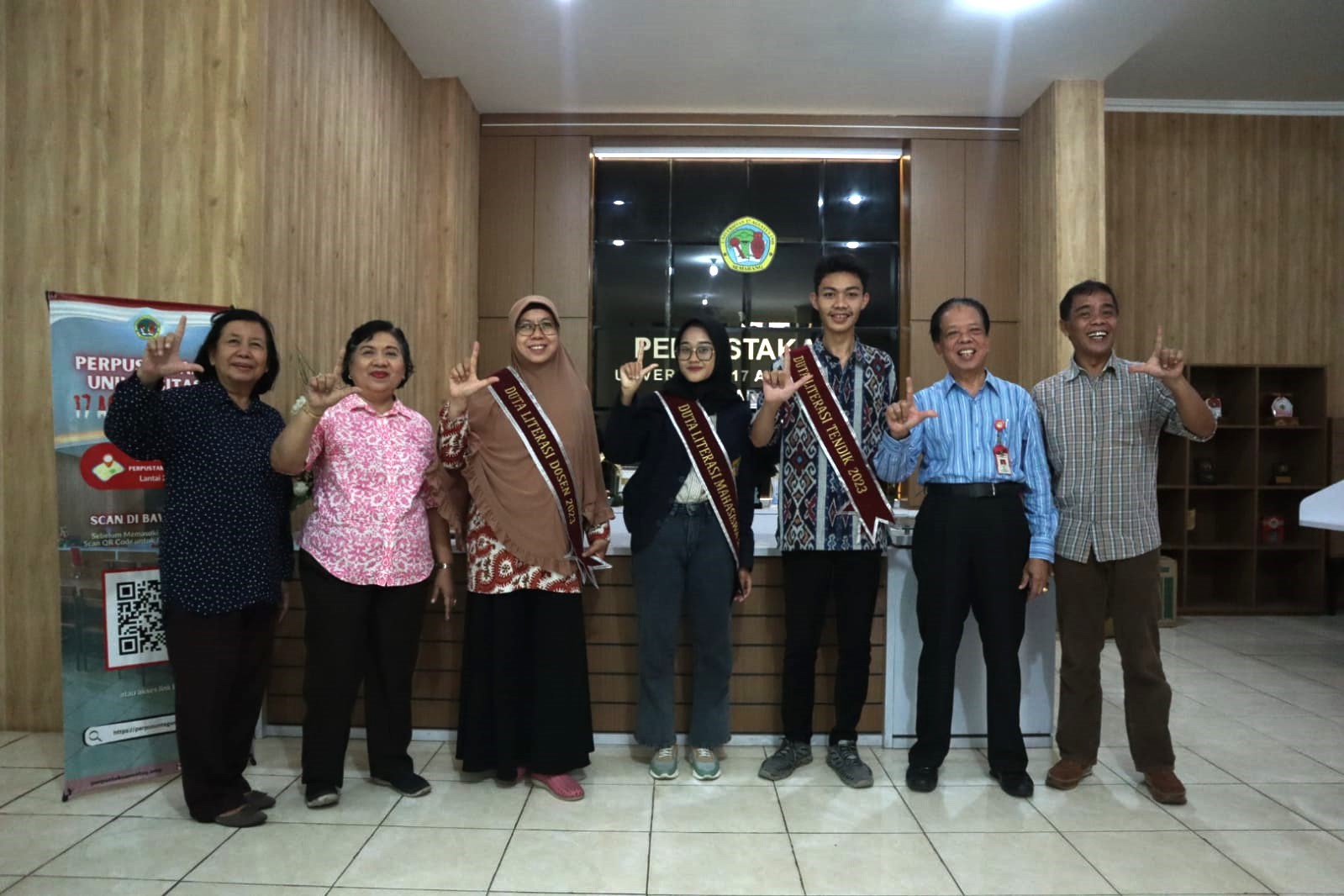 Perpustakaan Untag Berikan Penghargaan Duta Literasi