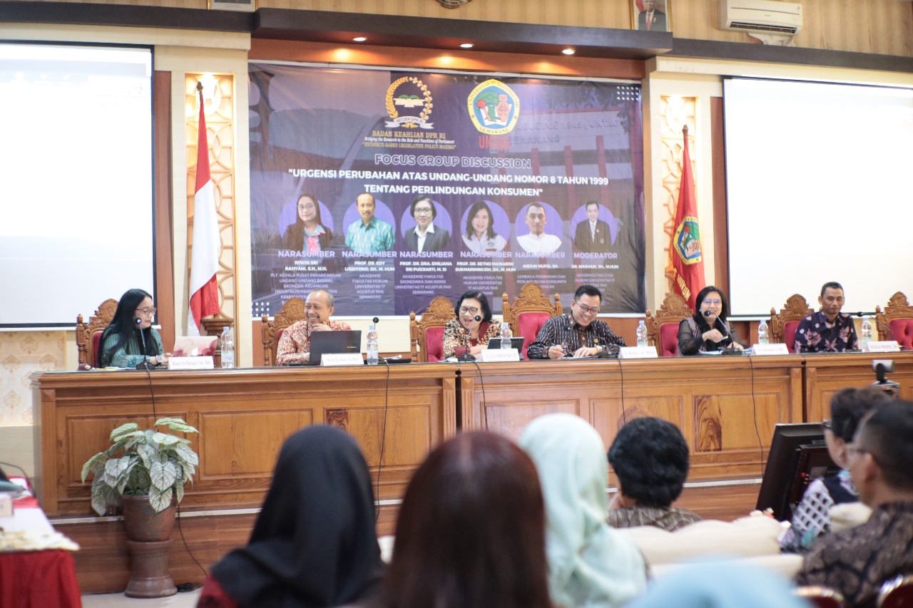 Untag dan Badan Keahlian DPR RI Bahas Perubahan UU Perlindungan Konsumen