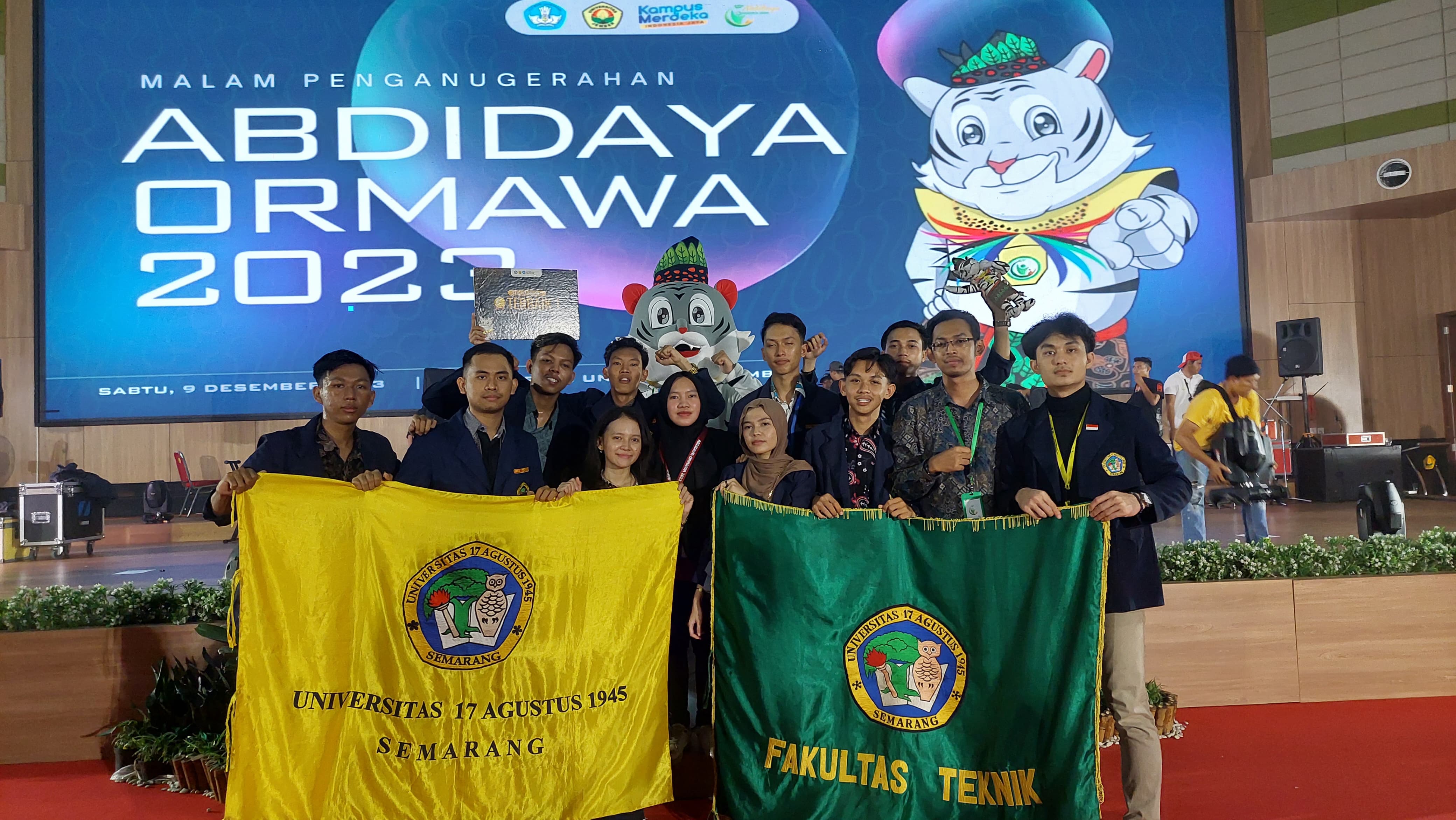 BEM Teknik UNTAG Raih Juara 1 di Ajang Abdidaya Ormawa 