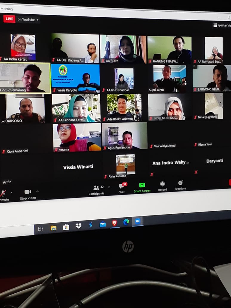 Webinar Untag Bedah Masalah Pelayanan Publik