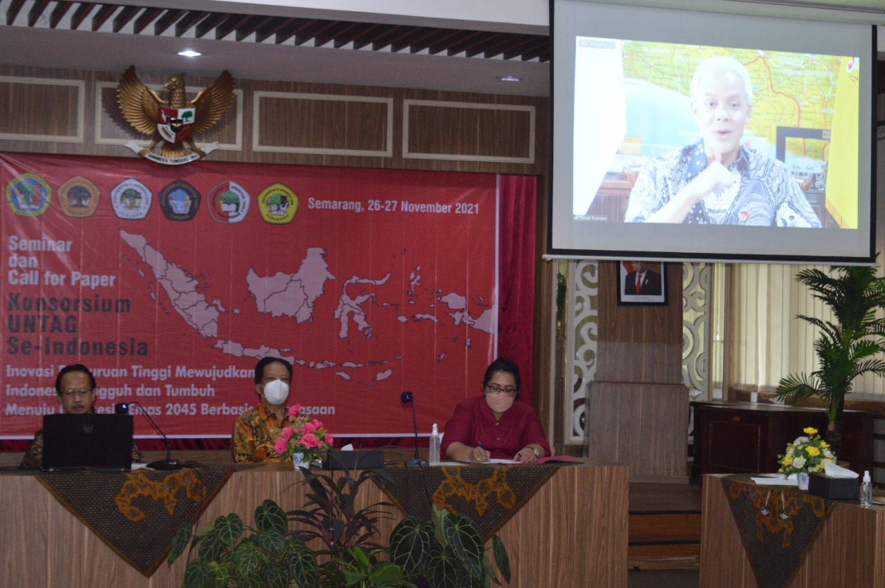 Konsorsium Untag Se Indonesia Gelar Webinar Nasional.